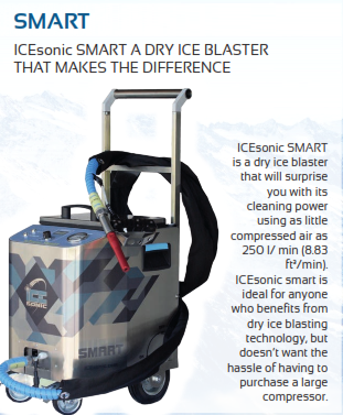 Smart dry ice blaster from Cool Blast & Icesonic